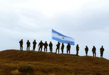 En Ushuaia se realizó el acto central por el 44° aniversario de la guerra de Malvinas