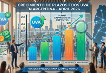 Los plazos fijos UVA crecieron 80% en abril por la baja de tasas fijas